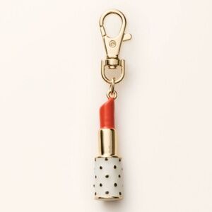 Kate Spade x Target Lipstick Bag Charm Keychain - NEW w/tags - Limited Edition